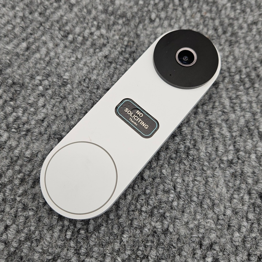 Google Nest Doorbell G28DR Wired Smart Home Security Camera (Doorbell Only)